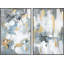 « paint strokes », ensemble de 2 cadres à flotteurs parvez taj, sur toile-2091568922