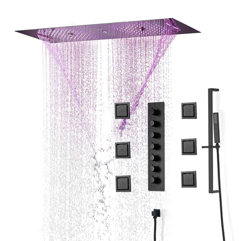 Système de douche à DEL pour salle de bain intelligente Perugia