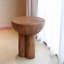 Table d'appoint ronde à trois pieds Mgo
