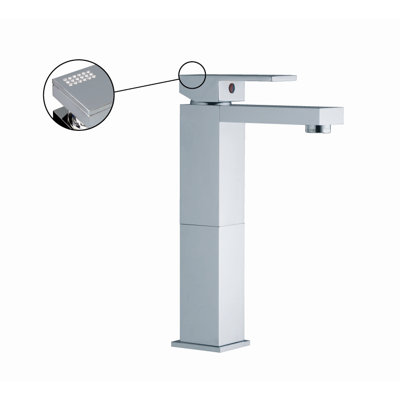 Brick Single-Hole Single-handle Bathroom Faucet