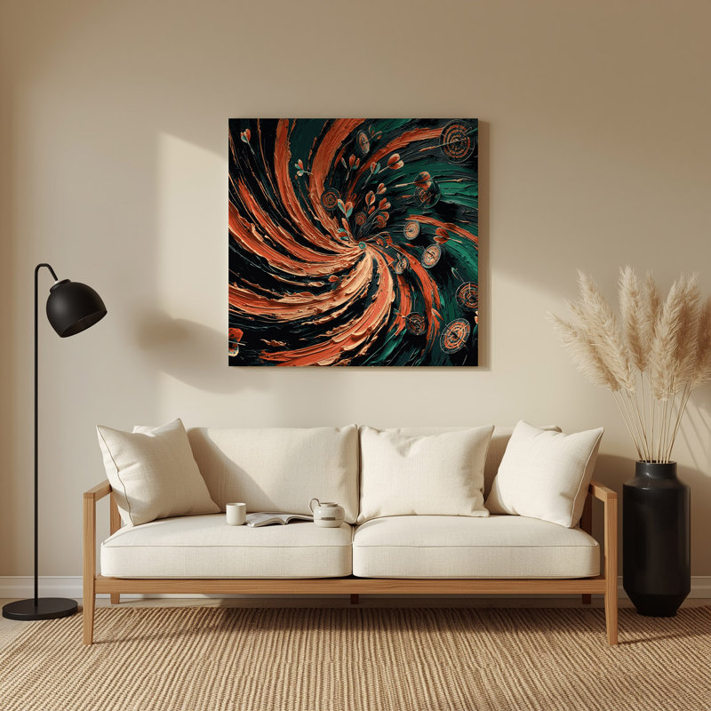 Art mural bleu en métal, H 144 po x l 144 po x P 0,05 po