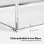 Organisateur de tiroir de cuisine extensible pour couverts et ustensiles, plateau argenterie réglable en acrylique transparent pour tiroir, fournitures de bureau et de salle de bain-9 compartiments