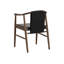 ARAN DINING ARMCHAIR - ONYX LEATHER
