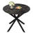 Round Dining Table Set, Small Kitchen Table and Chairs Set 36 inch Modern Metal Cross Base Dinner Table-747188334