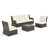 Lyerly Five-Person Group Outdoor Wicker Set With Wicker Coffee Table-1203556806-1203556805