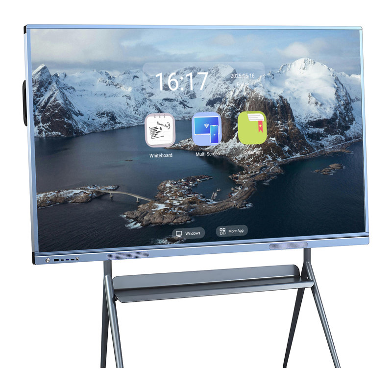 JYXCN Smart Board 86 Inch All-in-One Touch - Interactive Whiteboard with Dual System, Cloud Sharing Functionality, Ideal for Interactive Classrooms, Office Collaborations & Captivating Presentations