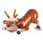 Slip-Slider Santa's Red-Nosed Christmas Reindeer Statue