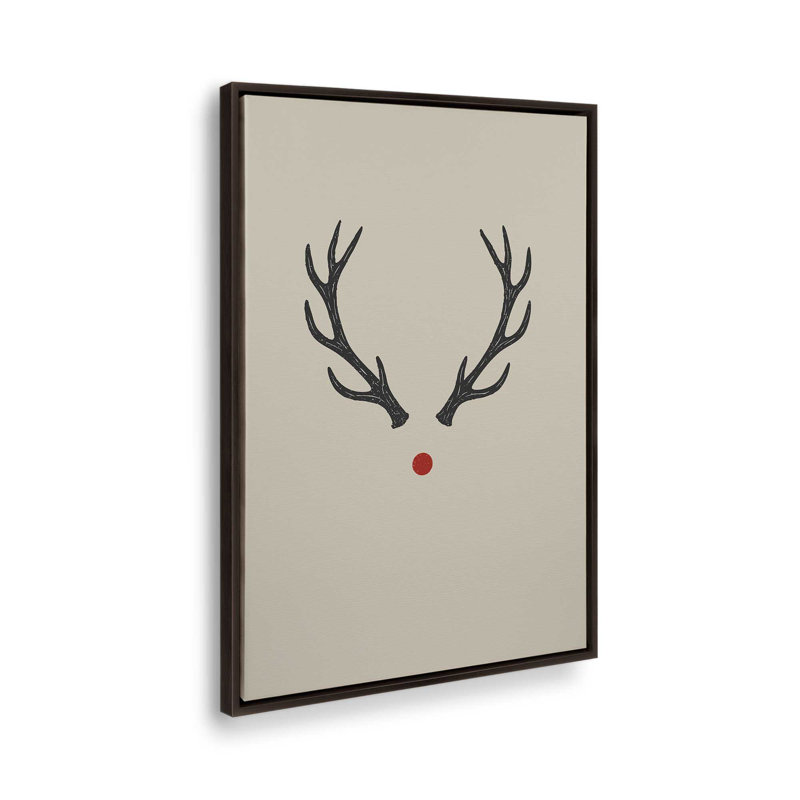 «Red Nose Magic», reproduction d'art sur toile, H 18,75 po x l 12,75 po, Chrome poli