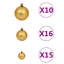 Artificial Christmas Tree with LEDs&Ball Set-705937609