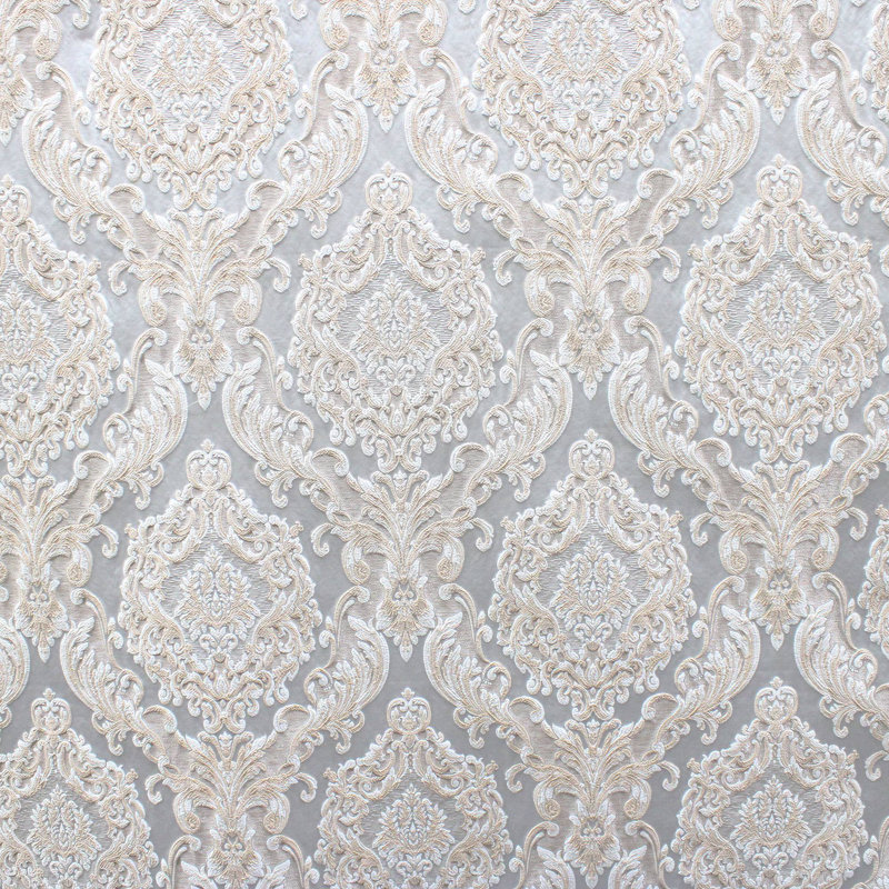 Damask Jacquard | Varley Fabric, Silver