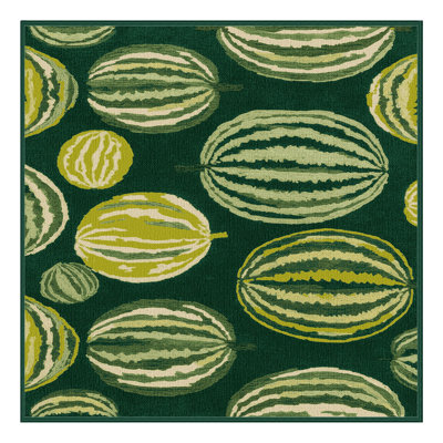 Washable Winter Melon Fruits Area Rug