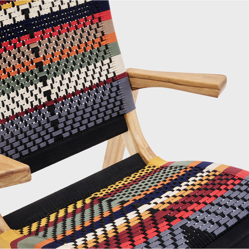 Amador Rocking Chair In San Geronimo Pattern, San Geronimo Pattern, Natural