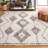 Jericho Shag Performance Geometric Rug-1495402508