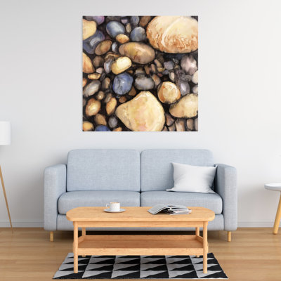 Petits cailloux, reproduction sur toile