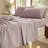 100% Washed Cotton Sheet Set-135828024-135828018