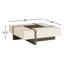 Carmel Solid Wood Cocktail Table-58790123