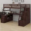 Lit mezzanine tout-en-un avec bureau, tiroirs, tablettes-1371386474