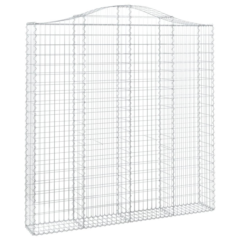 Eccles 180cm H x 200cm W Silver Metal Wire/Mesh Fence