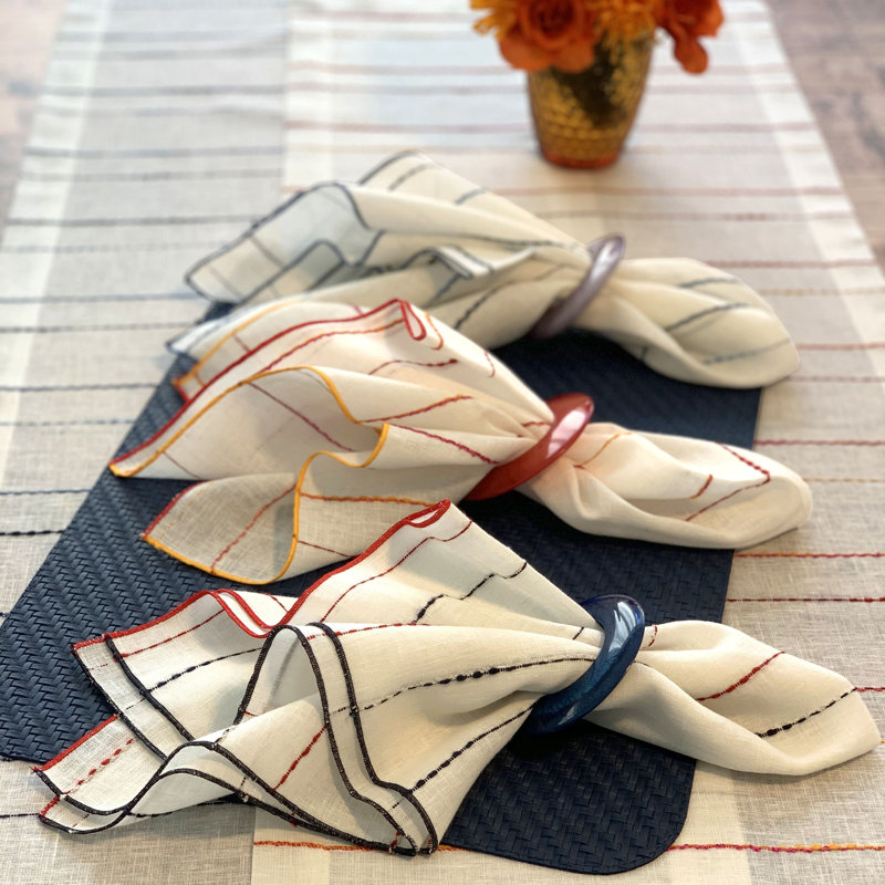 Porto 22" Napkin, Navy Periwinkle