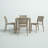 Quadis 4 - Person Patio Dining Set with Square Table-1846840202