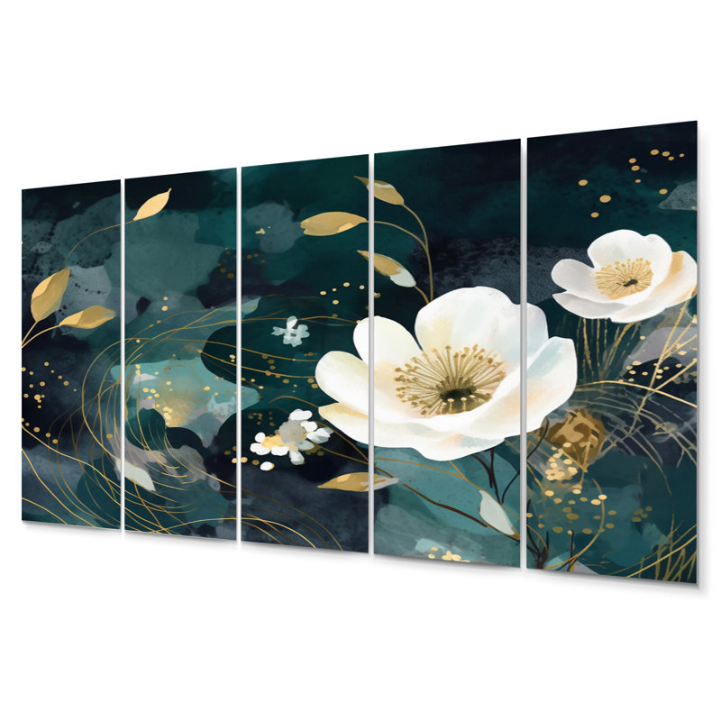 Ensemble de 5 décorations murales