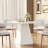 47" Modern Minimalist Round Dining Table-988846331