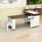 Rolling Kitchen Island with Fold-Out Dining Table, Storage Cabinet and Built-In Power Outlet-1924124754-1924124752