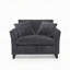 Fauteuil en velours côtelé l 46 po-1561417197