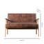 Howton 2 Seater Top Grain Leather Sofa-1042552268