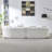 Comfortable Chenille Sofas, Modern Curved Design For Compact Living