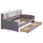 Lit plateforme tapissier avec rangement et tiroirs-106341889