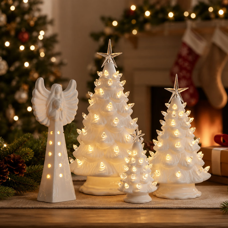 Grand ange décoratif de Noël