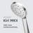 Methven Kiri 1-Spray 6 in. Single Wall Mount Handheld Shower Head in Chrome