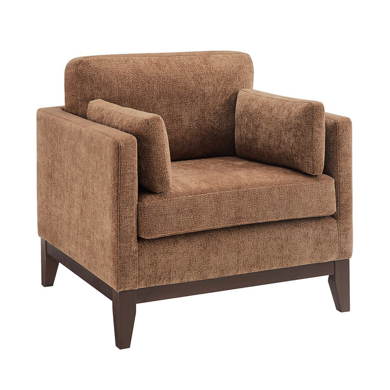 Chaise avec accoudoirs Chios, Brown