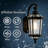Black Outdoor Wall Mount Light