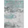 Machine Washable Indoor/Outdoor Cinead ACN1685 Teal Rug