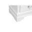 Table de chevet blanche avec grand espace - 2 tiroirs, H 24 po x l 21 po x P 16 po, panneau de particules, convient à différents styles de chambre à coucher Élégant pour le rangement et l'esthétique P 16 po efficace, assemblage, correspond au thème