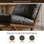 Chaise en bois massif, chaise simple-864061859