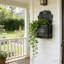 Jardinière murale vintage en métal pour plantes d'intérieur/extérieur, plantes artificielles et fleurs, décoration d'automne-261872801
