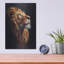 «Portrait of the King» par Momart, art mural en métal, 24 po x 36 po-706553350