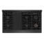 ZLINE Autograph 36 in. Paramount Dual Fuel Range in Black Satin Stainless Steel with Gold Accents-2089677020