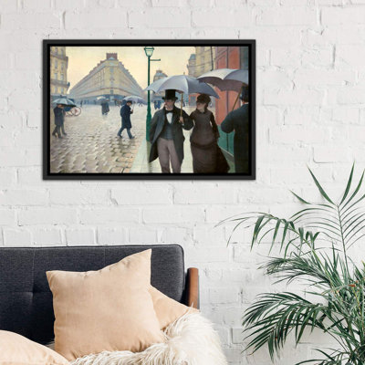«Paris Street a Rainy Day» par Gustave Caillebotte - reproduction d'art