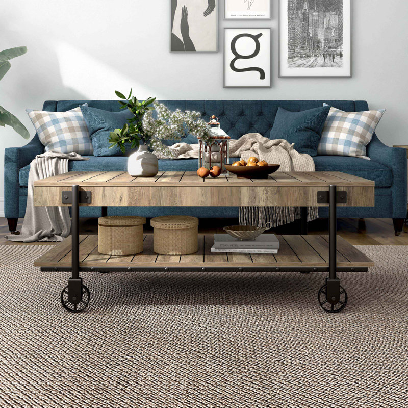 Beaucaire Single Coffee Table, Brown
