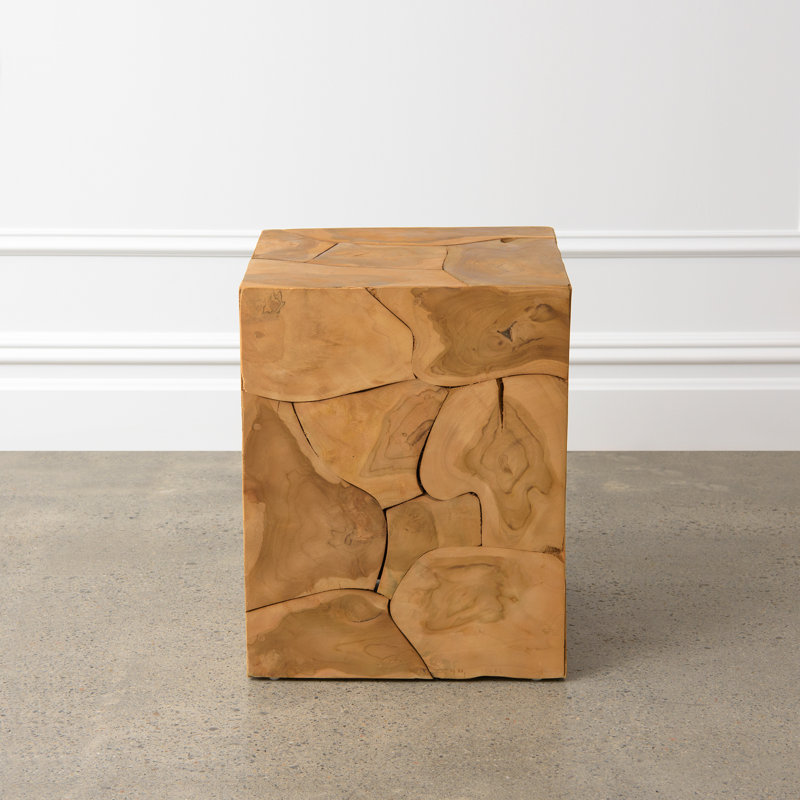 Tabouret d'appoint en bois massif