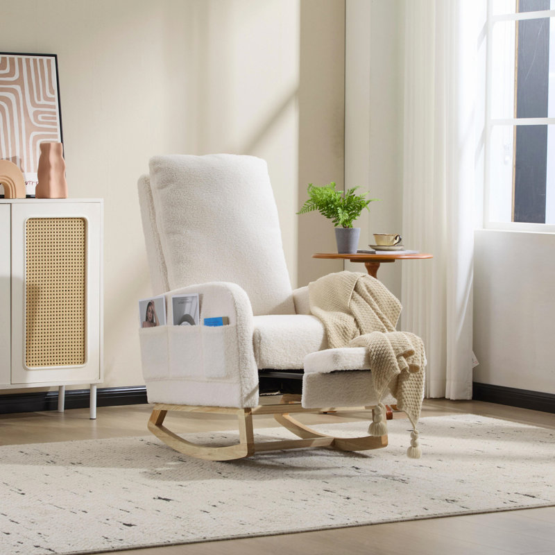 Chaise berçante Accent, Blanc