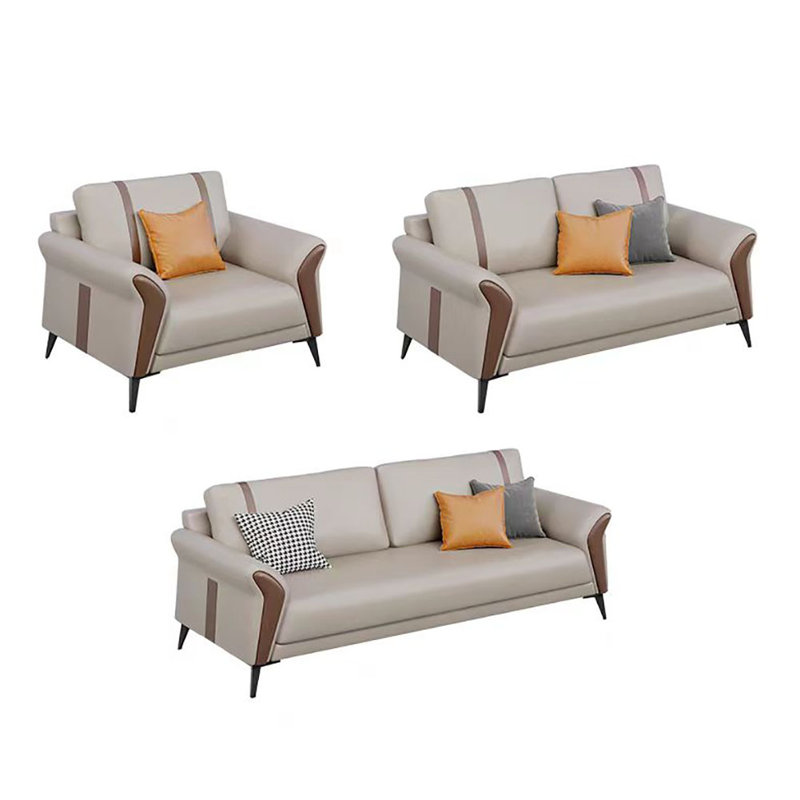 Office simple modern lounge area sofa set