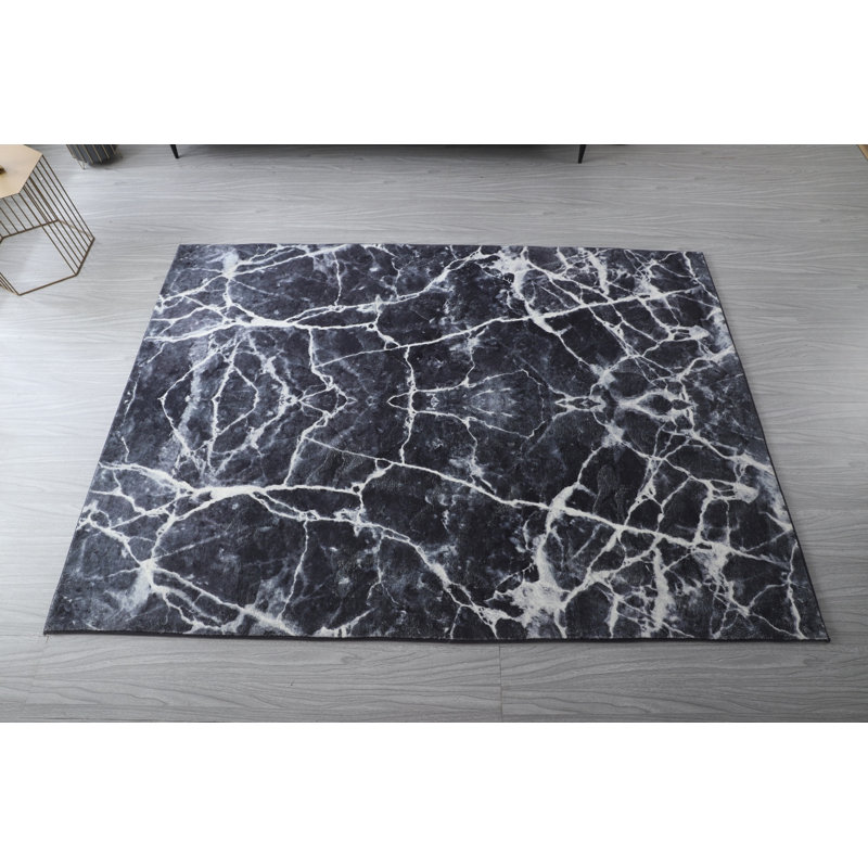 Arnoldas Hand Tufted Abstract Indoor Rug, Rectangle 8' x 10'