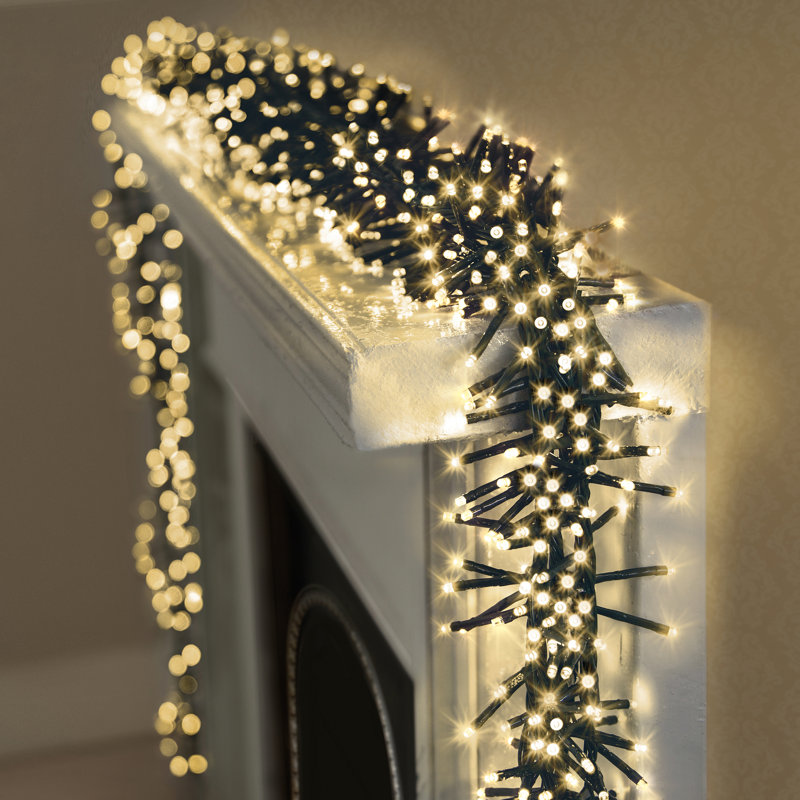 480 Multi Action Cluster String Lights, Warm White