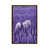 Toile avec cadre or