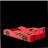Wooden race car bed with wheels, a double-decker platform bed in the shape of a race car, suitable for teenagers-1997854139